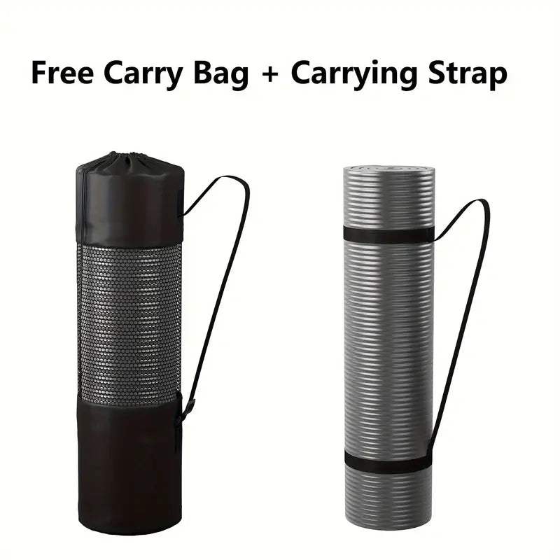 Yoga Mat with Carrying Bag & Strap