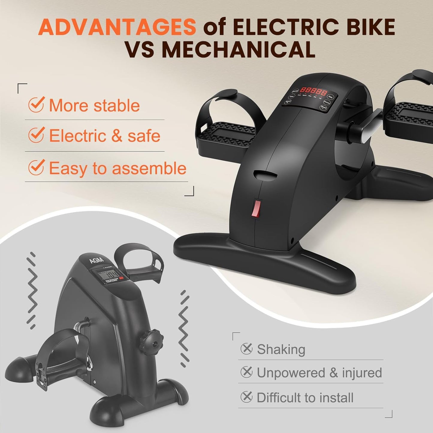 Under Desk Exercise Bike Pedal